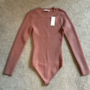 NWT Abercrombie Long-Sleeve Ottoman Crew Bodysuit